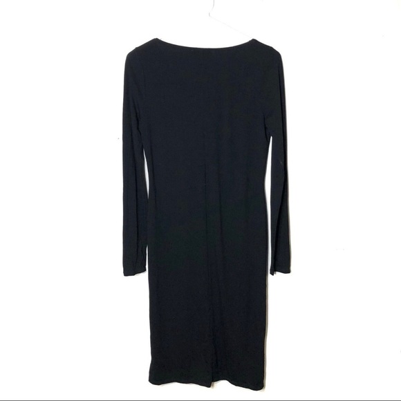 White House Black Market V-Neck Dress Long Sleeve XS - Picture 4 of 7
